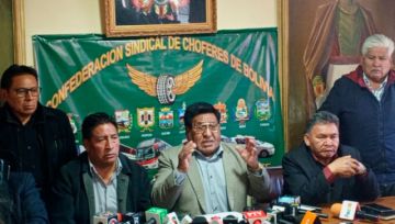Confederación de Choferes ratifica paro este martes y descarta diálogo previo con el Gobierno