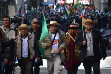 Marchistas dan ultimátum de 24 horas al Gobierno y exigen reunión directa con el Presidente