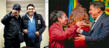 Cambio de gobernador y alcalde se da entre festejo y sobriedad
