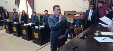 Germán Toto Vidaurre es el presidente del Concejo Municipal de Potosí