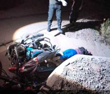 Accidente de motocicleta  deja una mujer fallecida