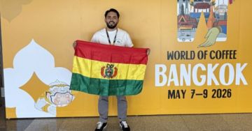 Álvaro Arnez ya está en Tailandia listo para el Mundial de Cata de Café