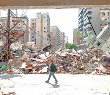 Israel bombardea  suburbios de Beirut  apesar de la tregua 