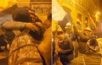 Indígenas de la marcha celebran abrogación de la Ley 1720