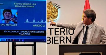 Gobierno denuncia presunta conspiración tras difusión de audios atribuidos a Evo Morales