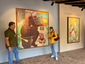 Muestra “Grandes Maestros” reúne a cuatro referentes del arte cruceño 