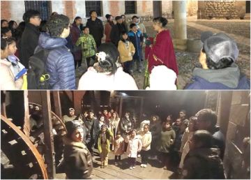 Los visitantes recorrieron los patios y salas del repositorio.