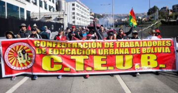 No hay clases este lunes: Magisterio urbano y rural cumple paro nacional con movilizaciones