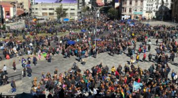 Cooperativistas mineros toman el centro paceño