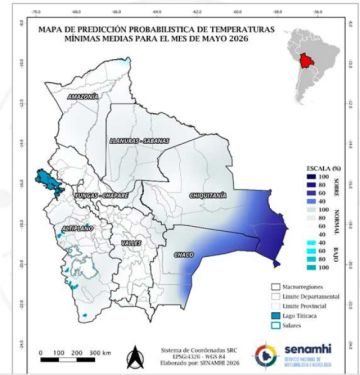 Bajan las temperaturas por el ingreso de un frente frío