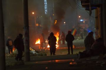 Operativo de desbloqueo: Policías y militares salen a despejar vías