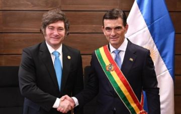 Paz agradece a Milei por aviones para llevar alimentos a ciudades bloqueadas