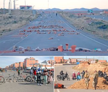 Bolivia protesta cortando rutas: se registraron 406 en 27 meses