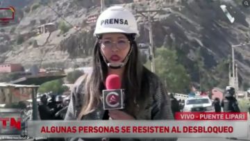 ANP reporta dos reporteros lesionados y varios equipos de prensa atacados en la población de Lipari