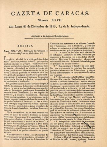 Simón Bolívar no fue el único con el título de “Libertador”