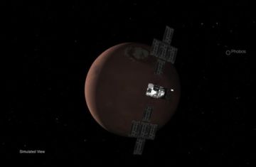 La NASA usa la gravedad de Marte para acelerar una sonda que estudia el origen de la Tierra
