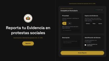 Gobierno lanza la plataforma digital “Reporta tu Evidencia en Protestas Sociales”