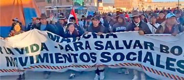Marcha ‘evista’ refuerza cerco a La Paz y activa la amenaza golpista contra Paz