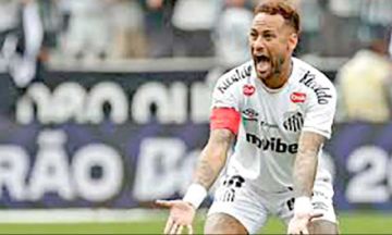 Neymar Jr. se molesta en nueva derrota del Santos