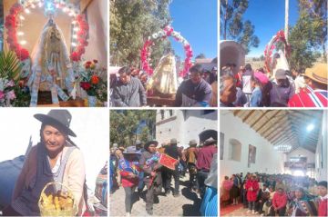 Virgen de la Asunción celebró su fiesta en la comunidad de Pati Pati