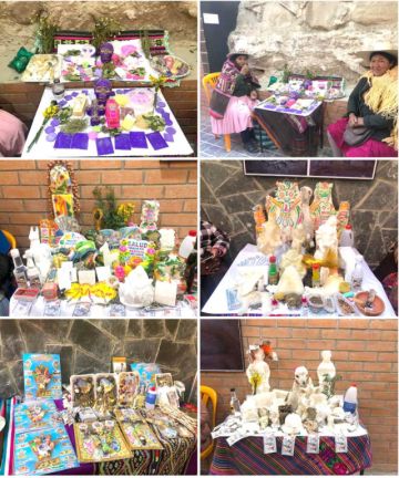 Exponen los variados tipos de mesas y q'oas tradicionales