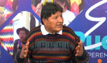 Evo Morales sugiere a Rodrigo que firme compromiso de no privatizar y bajará la tensión