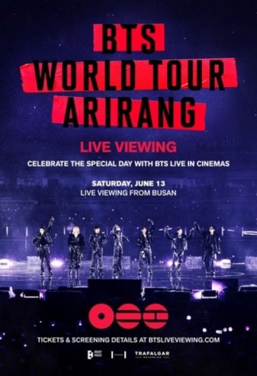 El concierto de BTS en Busan será transmitido en vivo en cines de todo el mundo