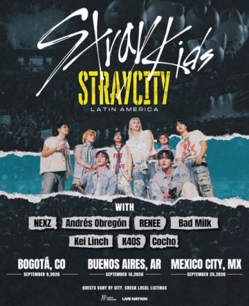 Stray Kids confirma gira “STRAYCITY” en Latinoamérica