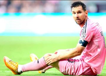 Messi salió lesionado en el triunfo del Inter Miami