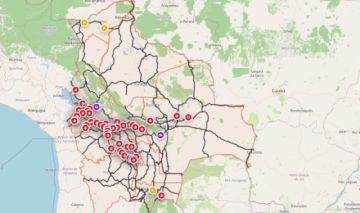 Persisten 54 puntos de bloqueo al inicio de la cuarta semana de conflictos en Bolivia