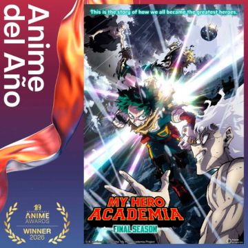 "My Hero Academia" es la serie ganadora de la noche en los Anime Awards 2026