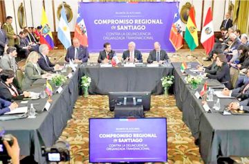 Cinco países pactan plan contra la delincuencia