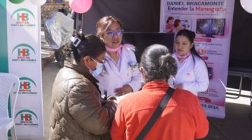 El Hospital Daniel Bracamonte desarrolló una feria de la salud en la que participaron los servicios hospitalarios FOTO HDB