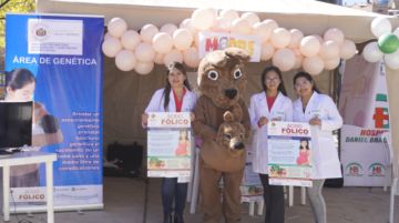 El Hospital Daniel Bracamonte desarrolló una feria de la salud en la que participaron los servicios hospitalarios FOTO HDB