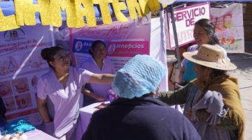 El Hospital Daniel Bracamonte desarrolló una feria de la salud en la que participaron los servicios hospitalarios FOTO HDB