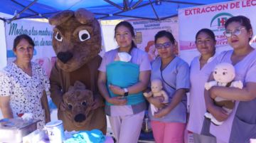 El Hospital Daniel Bracamonte desarrolló una feria de la salud en la que participaron los servicios hospitalarios FOTO HDB