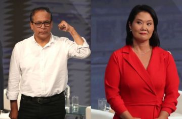 Fujimori y Sánchez se enfrentan en su único debate a siete días de las elecciones en Perú