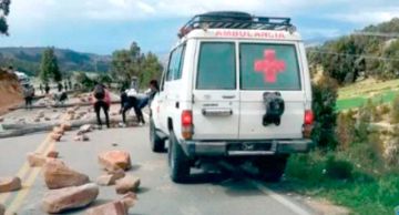 Sedes Potosí coordina traslado de pacientes por puntos de bloqueo