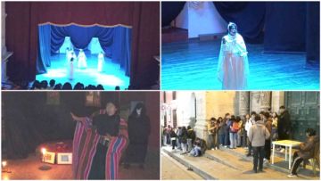 En el Teatro Modesto Omiste se contó la historia de las artes escénicas.