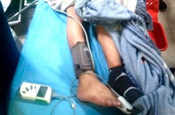 Joven termina convertido  en una antorcha humana 