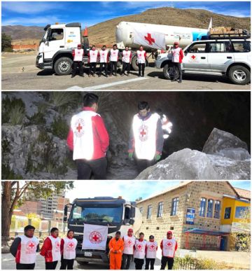 Cisterna con oxígeno llega acompañada de la Cruz Roja