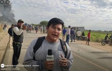 San Julián: Reporteros se salvan de ataque con machete pero sufren la quema de una motocicleta y el robo de otra