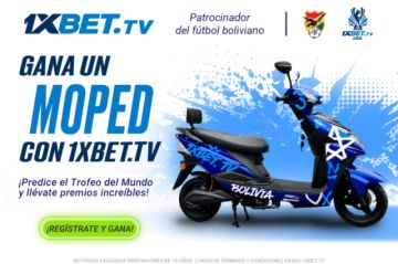 GANA UN MOPED CON 1XBET.TV: ¡Predice quién se llevará el Trofeo del Mundo y gana increíbles premios! 