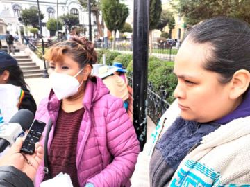 Esposas de policías apoyan  el estado de excepción
