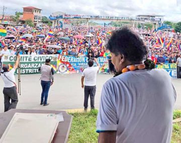 Evo amenaza a Paz: “Vamos a ver quién tiene los días contados”