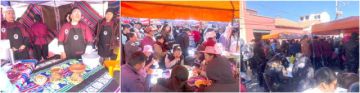 La Feria del Kachichuño estuvo repleta de familias para degustar el producto potosino.