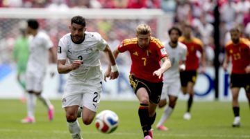 Bélgica reacciona a tiempo y rescata un punto ante Egipto