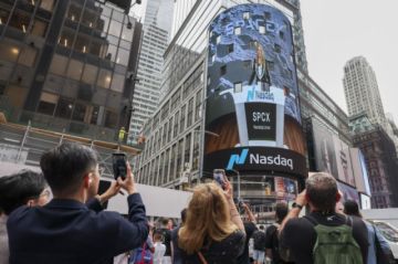 SpaceX se dispara casi un 20 % en Wall Street en su primer día