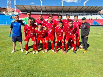 El equipo de Deportivo Mineros Potosí.