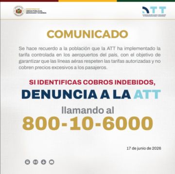 Gobierno instruye a la ATT reforzar controles para evitar cobros excesivos en pasajes aéreos